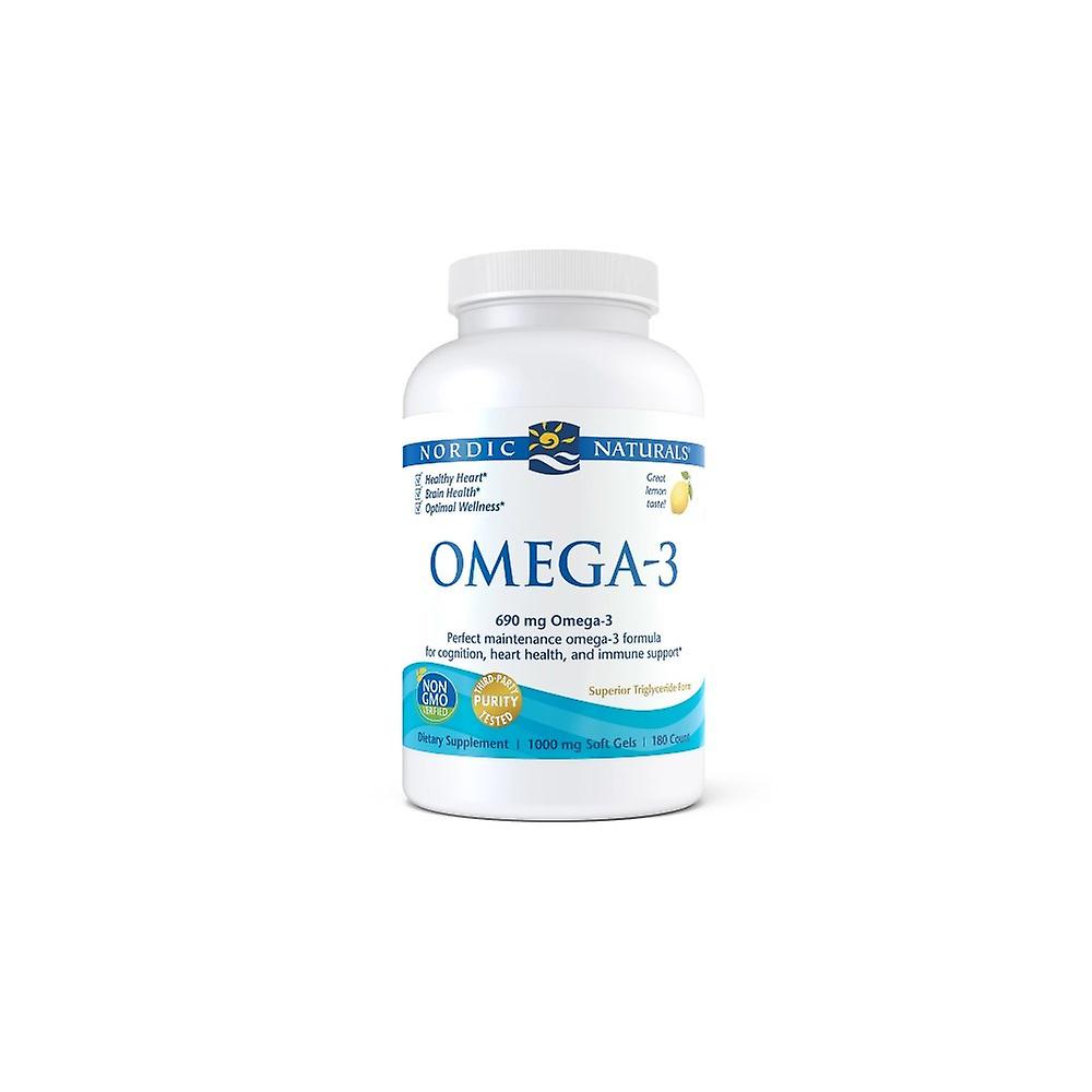 Dietary supplements NORDIC NATURALS Omega-3, Lemon (180 capsules) 3939