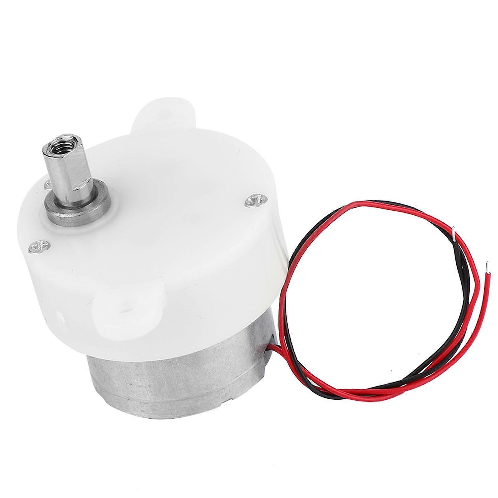 DC6V Speed Reduction Motor High Torsion Low Consumption Plastic Geared Motor