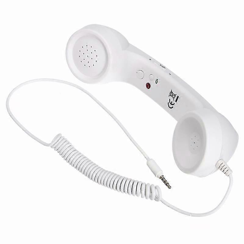 3.5mm Retro Mobile Phone Cellphone Receiver Telephone Handset With Microphone