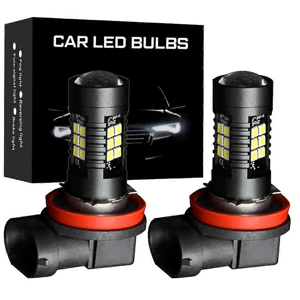 2X H11 LED car light H16 JP H8 H9 Fog Bulbs for Renault Megane 2 3 Duster Logan Clio 4 3 Laguna 2 Sandero Scenic 2 Captur Auto Lamp
