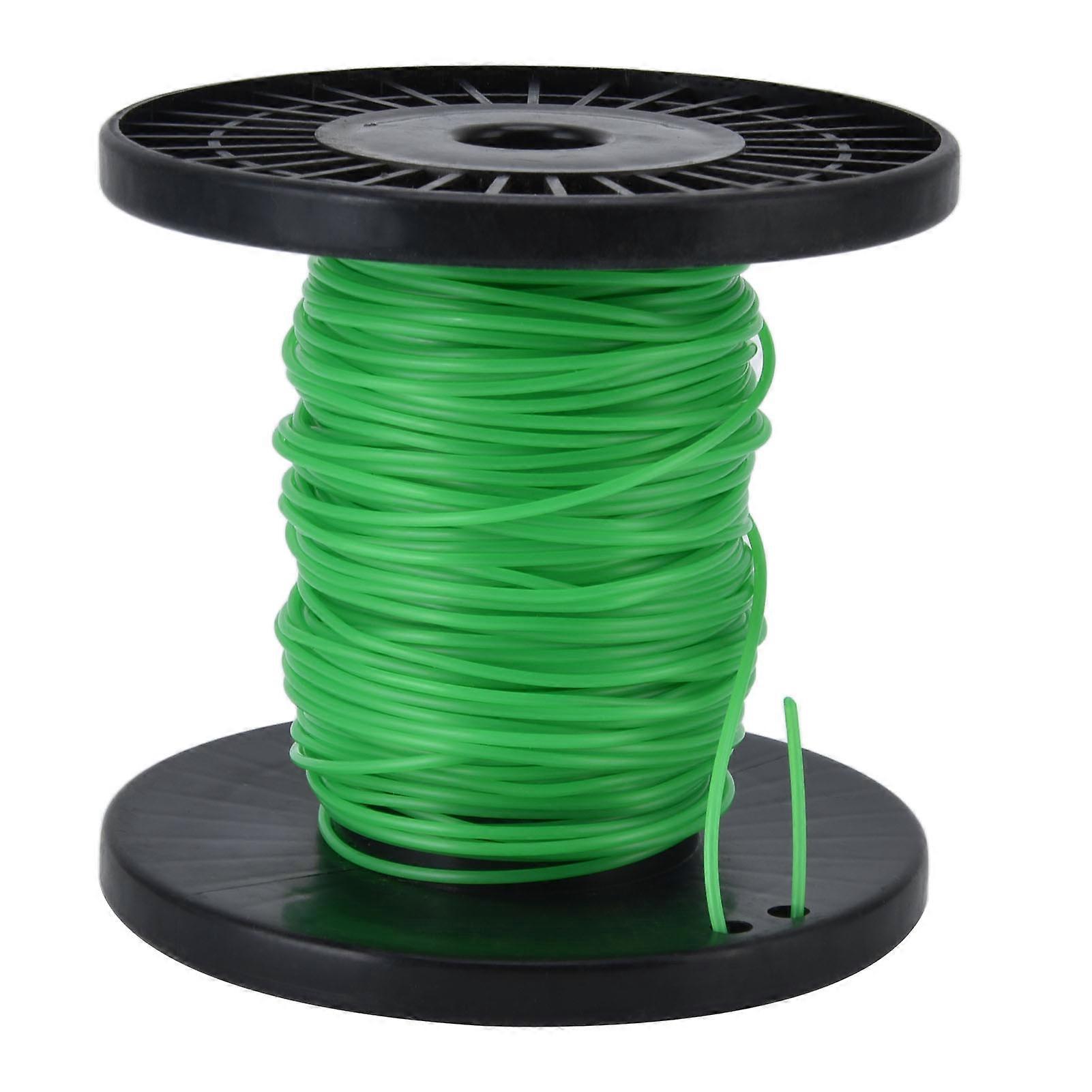 2mm String Trimmer Line Round Grass Trimmer Line Green Lawn Mower Line for Husqvarna 30m / 98.4ft NO.6067