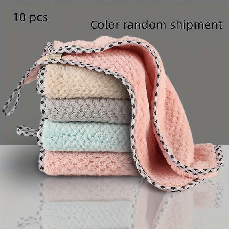 10/20/30pcs Ultra-Absorbent Multifunctional Cleaning Cloths - Lint-Free, Durable, and Versatile for Dishwashing, Household, Kitchen, Bathroom, Window