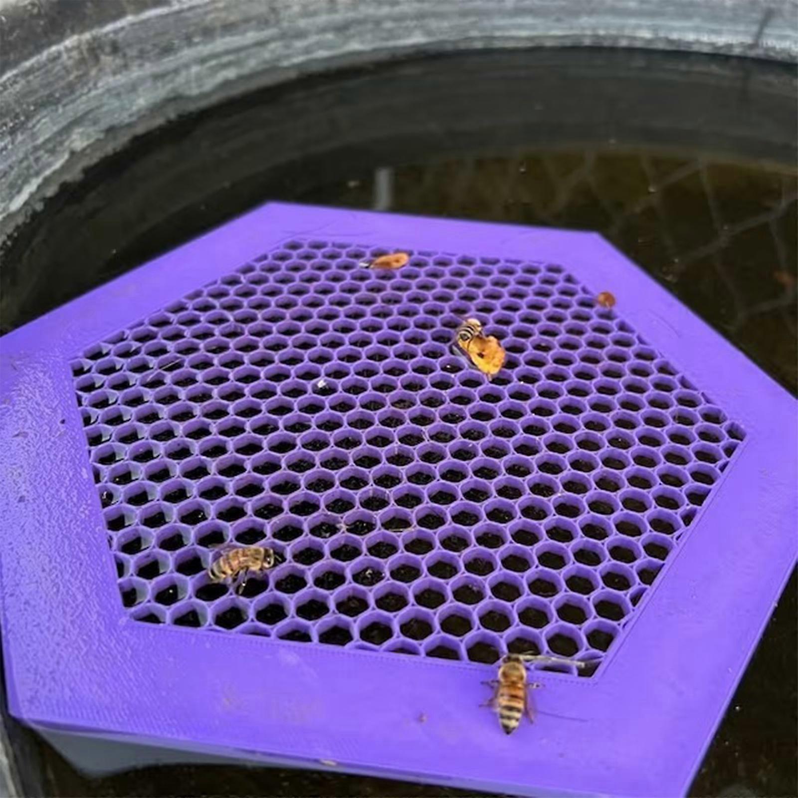 Printed Floating Bee Island, 3D Printed Floating Bee Island, Bee Waterer and Butterfly Water Stations, Floating Bee Island Use for Bee Cups for Garden