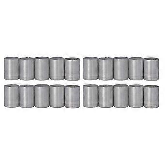 20 Stück Klimaanlagen-Verbindungsabdeckung Aluminium-AC-Schlauch-Rohr-Verbinder-Abdeckung Rohrverschraubungskappe 5/8 Zoll