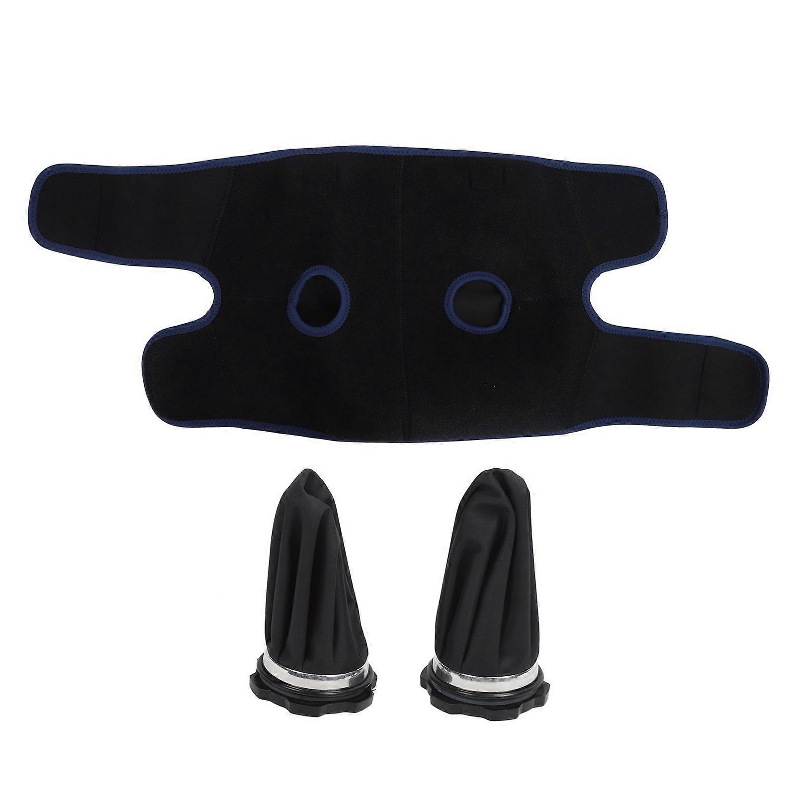 Hot Cold Compress Knee Wrap Reusable Water Refill Adjustable Compression Ice Pack Knee Brace