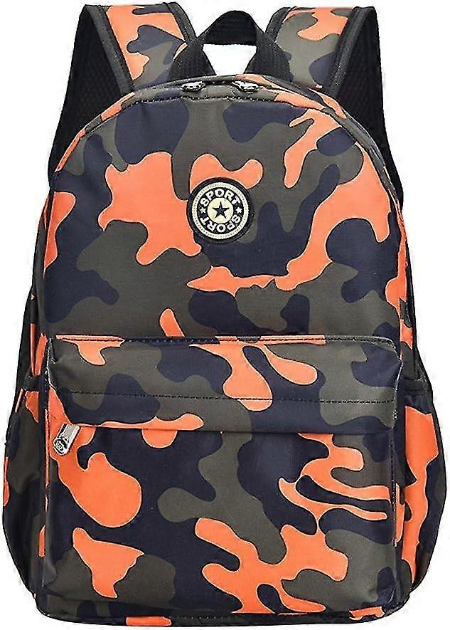 حقيبة ظهر مدرسية للأطفال مموهة حقيبة مدرسية ابتدائية للبنين