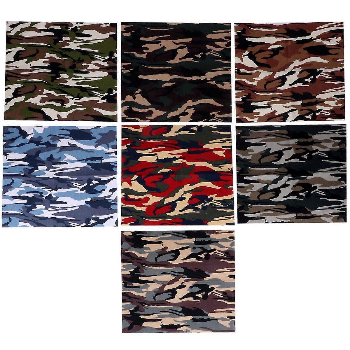 1 Set DIY Cotton Fabrics Camouflage Fabric Sewing Fabric Handmade Cloth Material