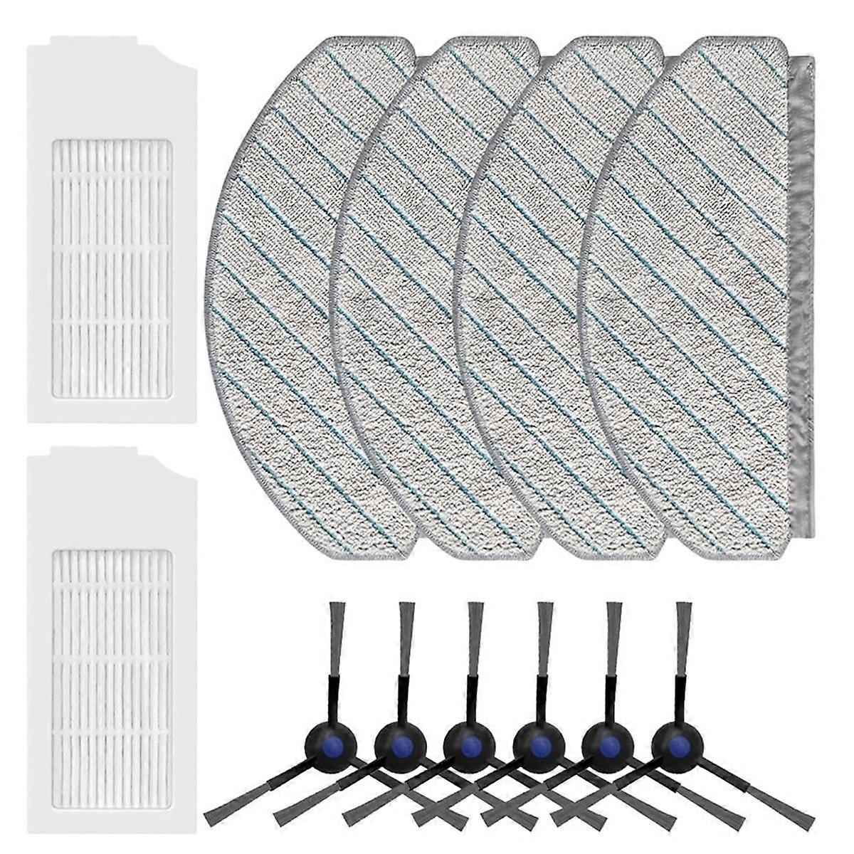 Reservdelssats för N20/N20 PLUS/N20 dammsugare - sidoborstar, HEPA-filter, våtservetter