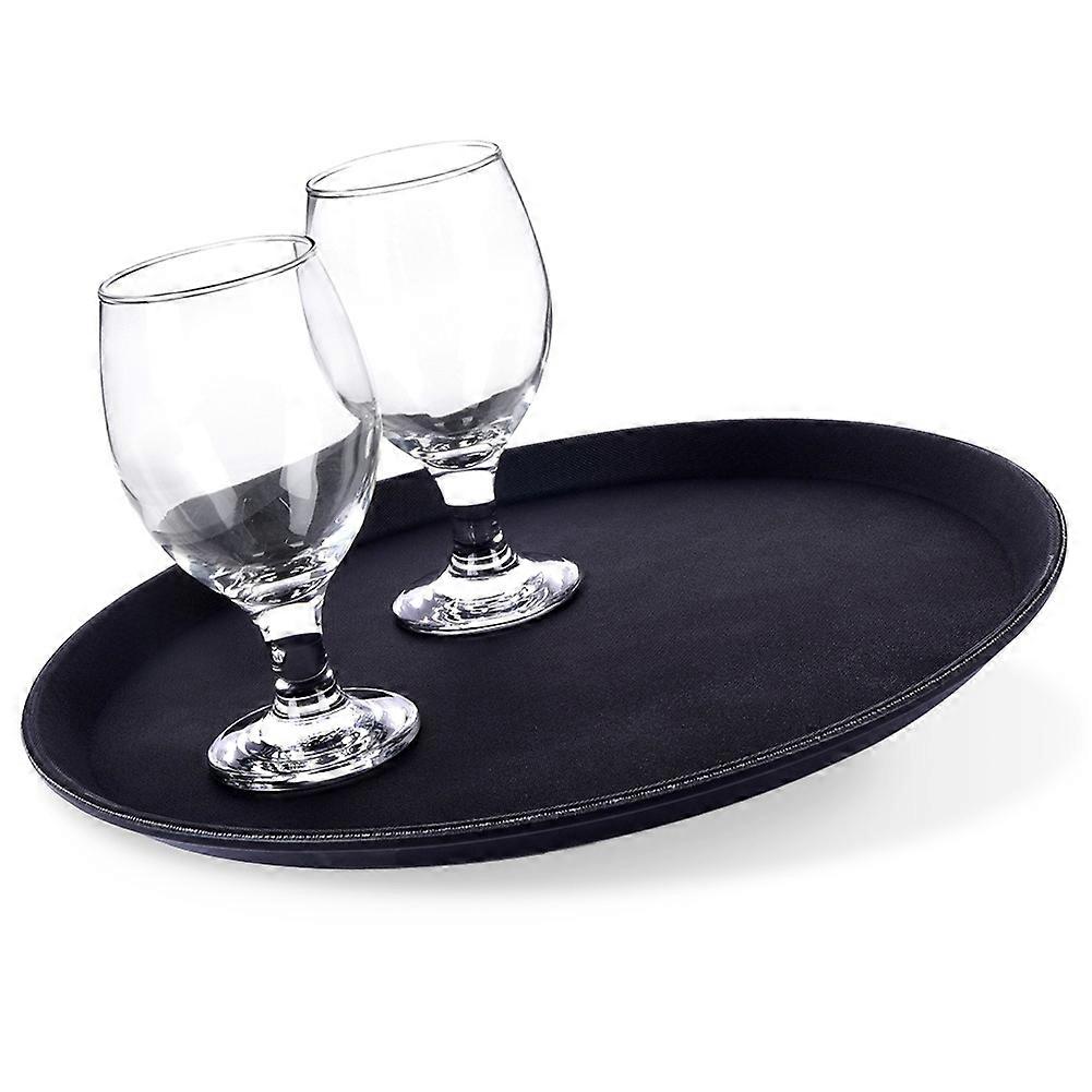 Large and practical serving tray with non-slip surface
