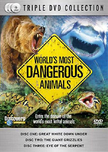 Worlds Most Dangerous Animals DVD (2007) cert E 3 discs - Region 2