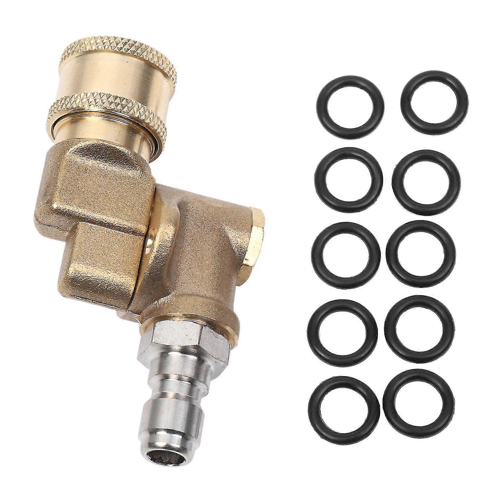 Quick Connecting Pivoting Coupler 180 Degree With 5 Angles And Safety Lock For Pressure Washer Spra (haoyi)