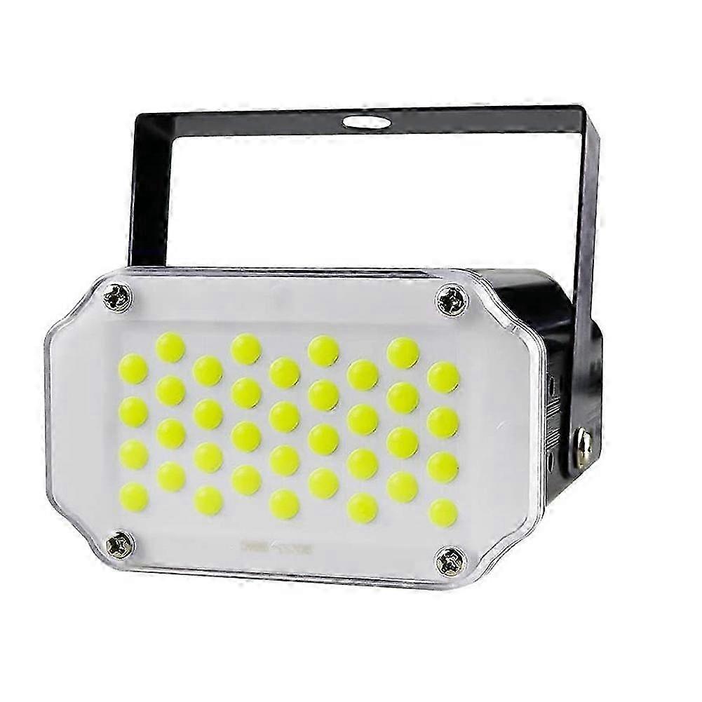 White Strobe Lights,Super Bright 36 LED Halloween Strobe Light, Sound Activated & Strobe Speed Flash Stage Light,US Plug