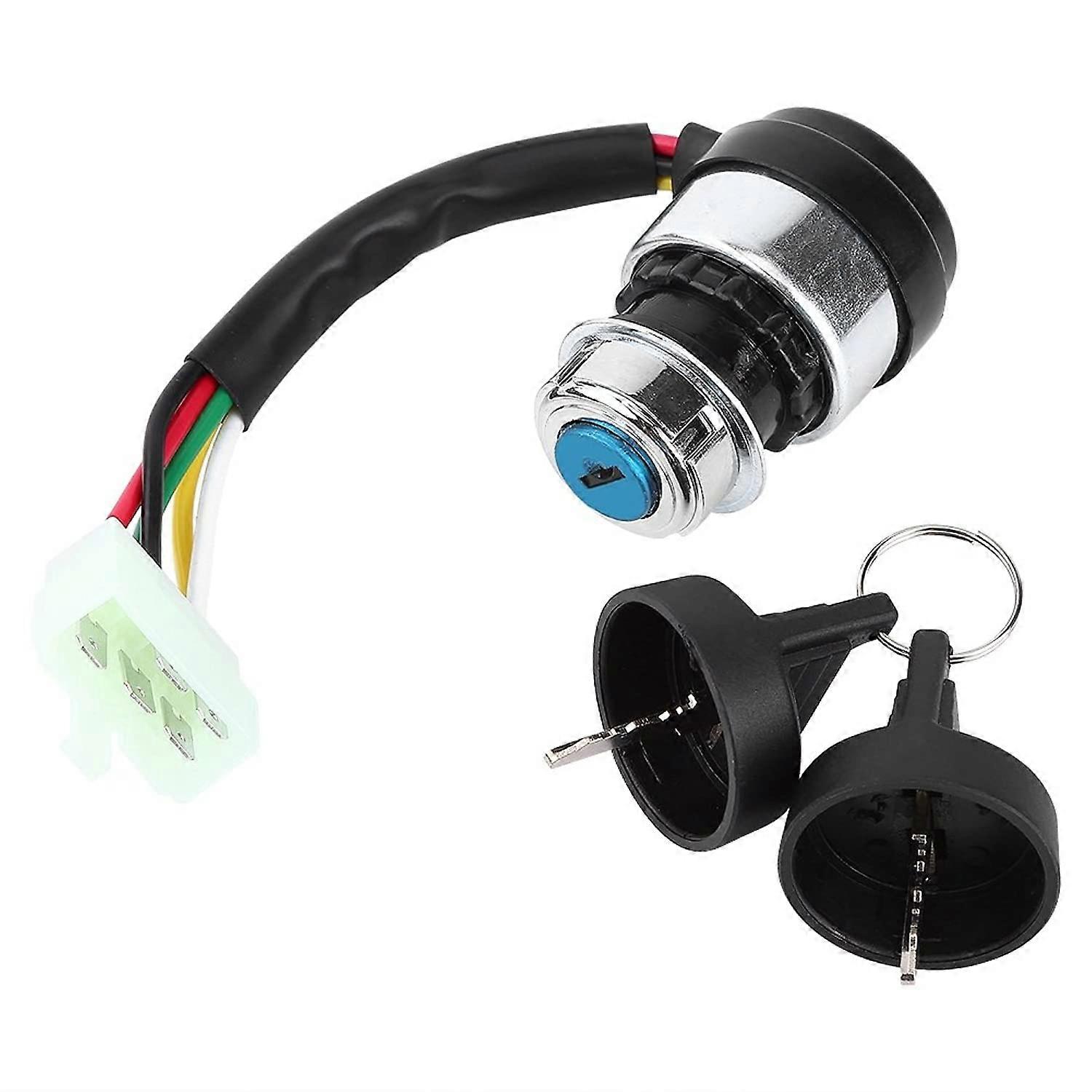 Interruttore Accensione A Chiave 2 Pin Per ATV Moto - Compatibile YFM 350 Bruin 660R 700R