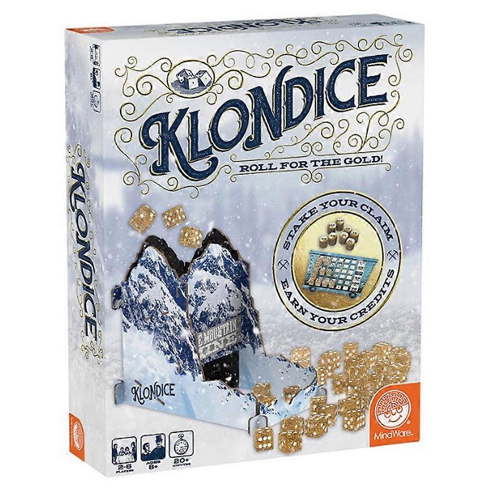 Klondice Roll for the Gold! Exciting Engaging Strategy Game for Tabletop Gaming