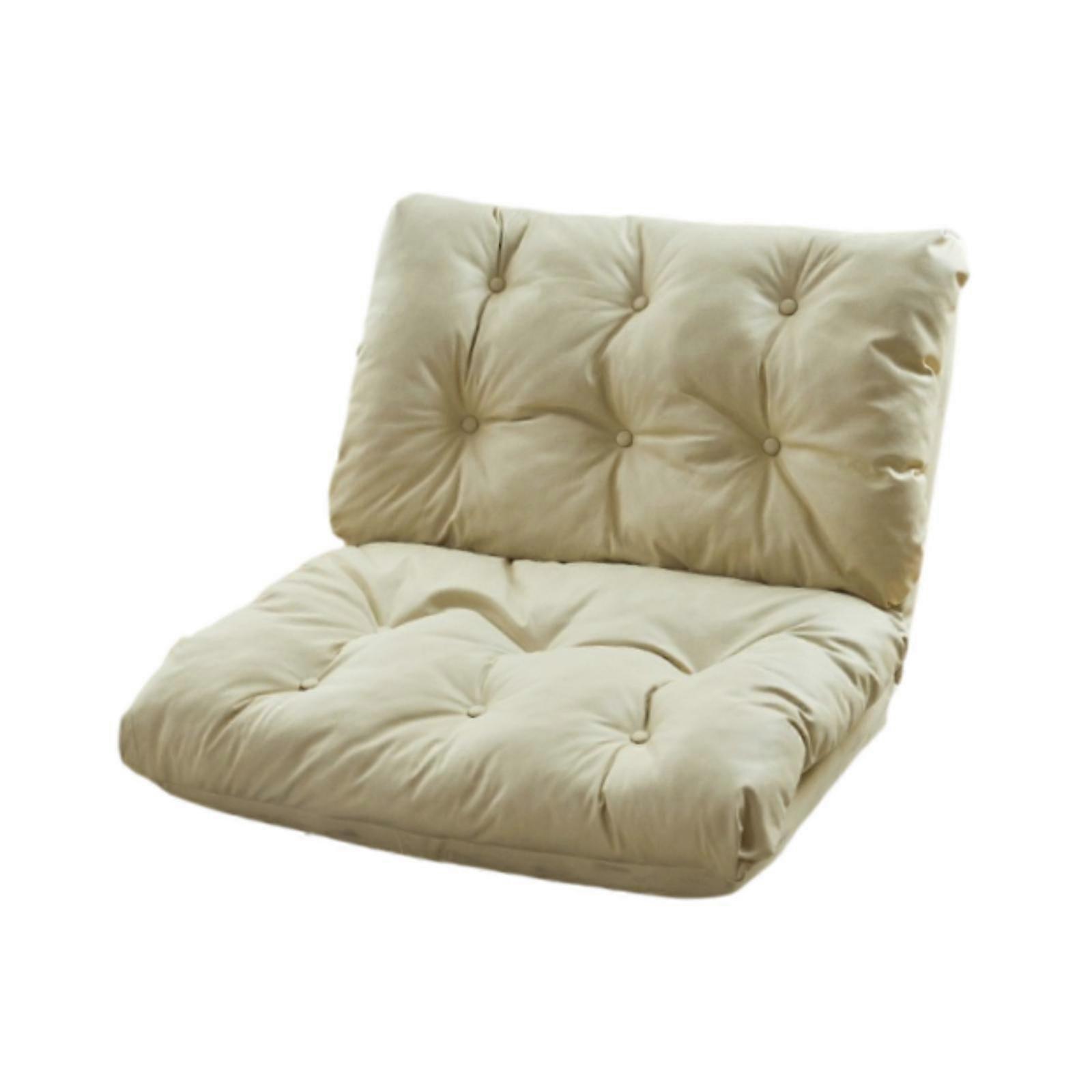 Folding Sofa Bed Single recliner Lazy Couch for Office Furniture Living Room Beige