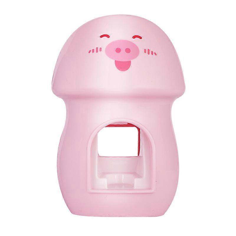 Piggy toothpaste squeezer creative cartoon children's toothbrush holder free punch toothpaste holder squeezer teeth utensil device