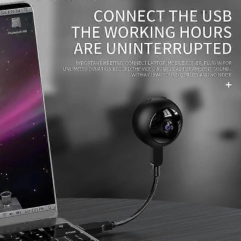 Wireless Mini Webcam 1080p Full Hd Web Camera Usb Plug With Microphone For Computer Live Broadcast Sd Card Wifi Home Camera