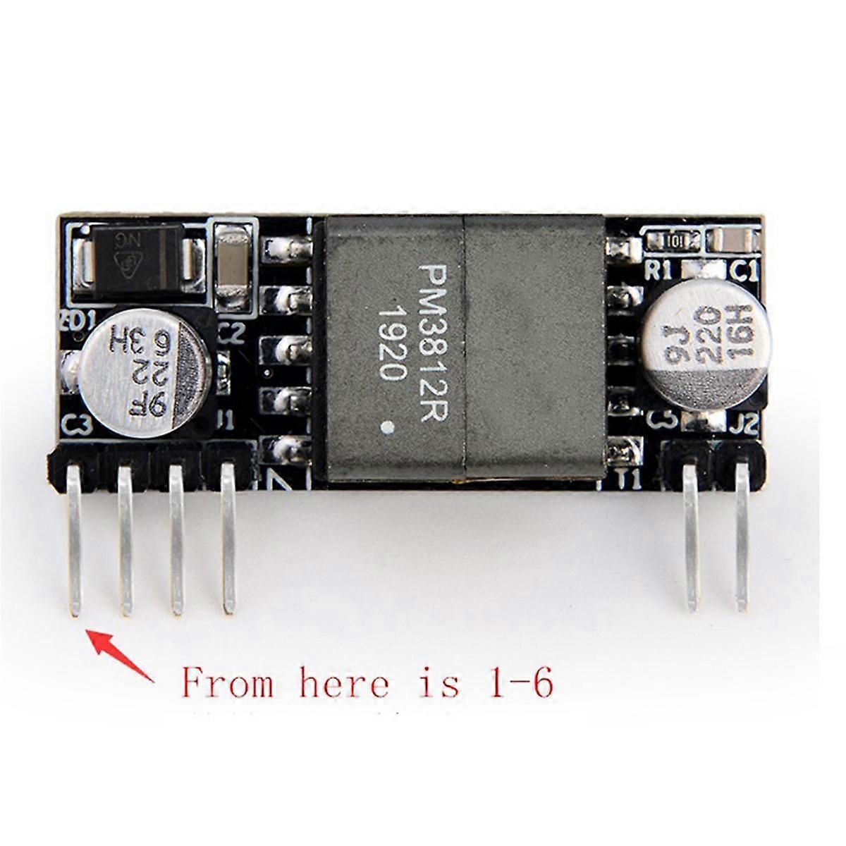 4X DP1435 POE Module 5V 2.4A IEEE802.3Af Without Capacitance Supports 100M 1000M POE Module