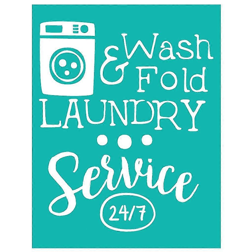 Laundry Room Theme Mesh- Stencils Diy Silk Screen Printing Stencils Home-decor