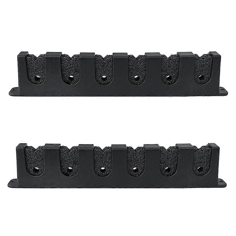 Horisontellt fiskespöställ Fiskespöhållare Spöfäste Väggmontering Modulär för garagefiske 6