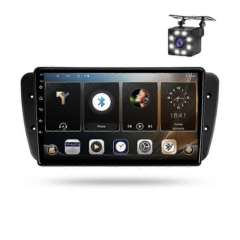 Autoradio Android 9 Pouces Pour Seat Ibiza IV 2009-2014 – 4G+128G, GPS, Carplay/Android Auto Sans Fil, Caméra De Recul, Écran Incell Tactile - 3
