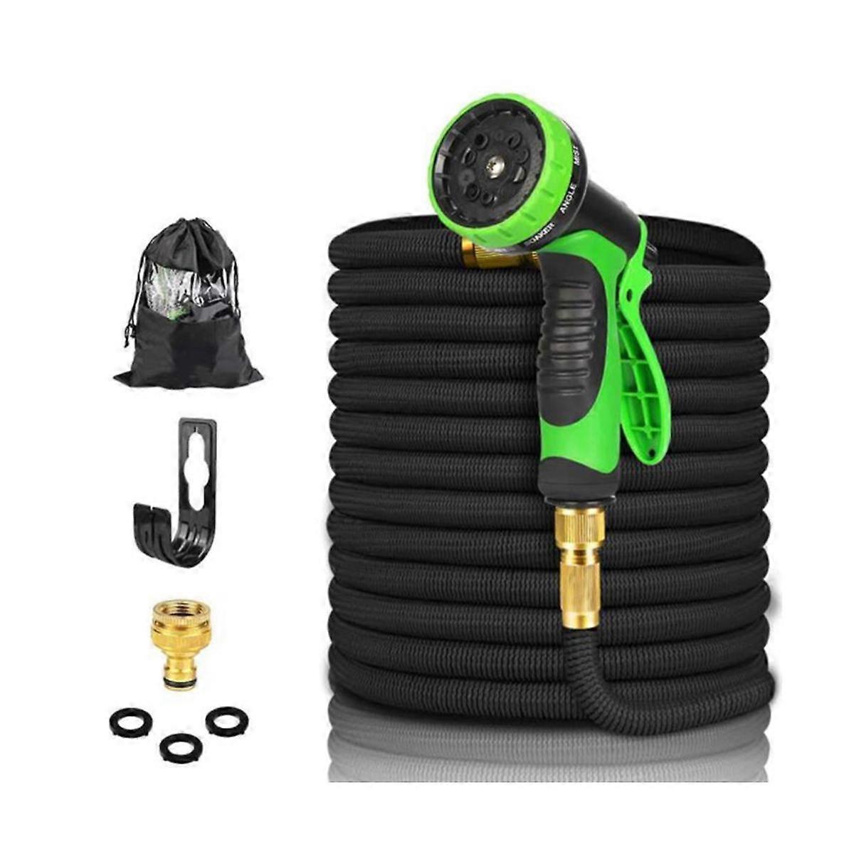 Garden Expandable Garden Hose with 9 Function Hose Nozzle, Lightweight Anti- Flexible Garden Hoses