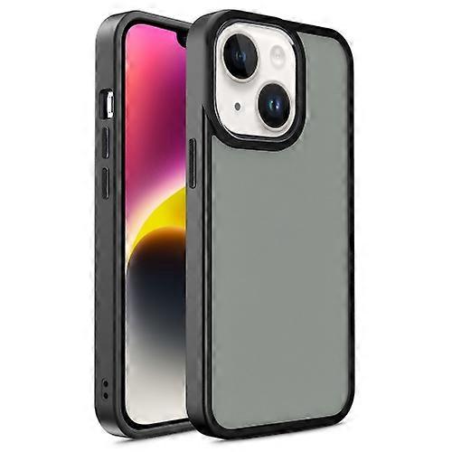 For iPhone 15 Shield Skin Feel PC + TPU Phone Case