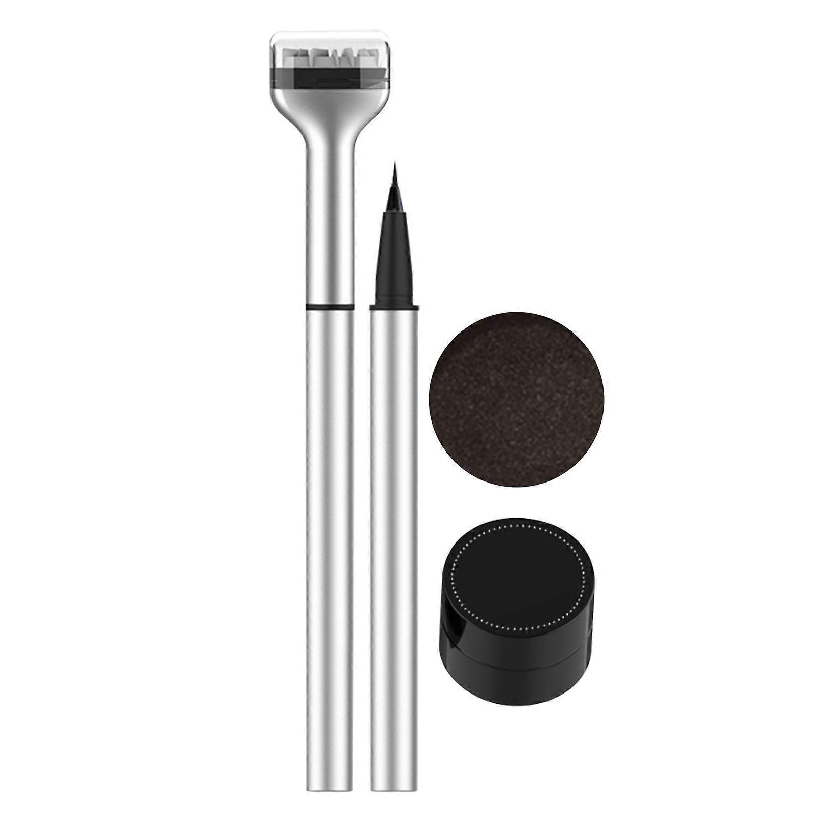 Multifunction Lower Eyelash Stamps Waterproof Sweatproof Eyeliner Pen Quick-drying Eye Makeup Pen for Daily Makeup