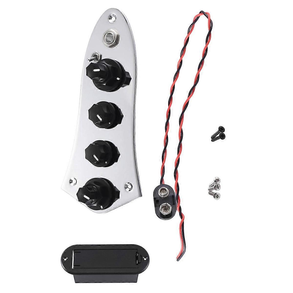 Universal 5 Jazz JB-08 Bass Loaded Control Plate for 4/5 String Bass 기타 부품