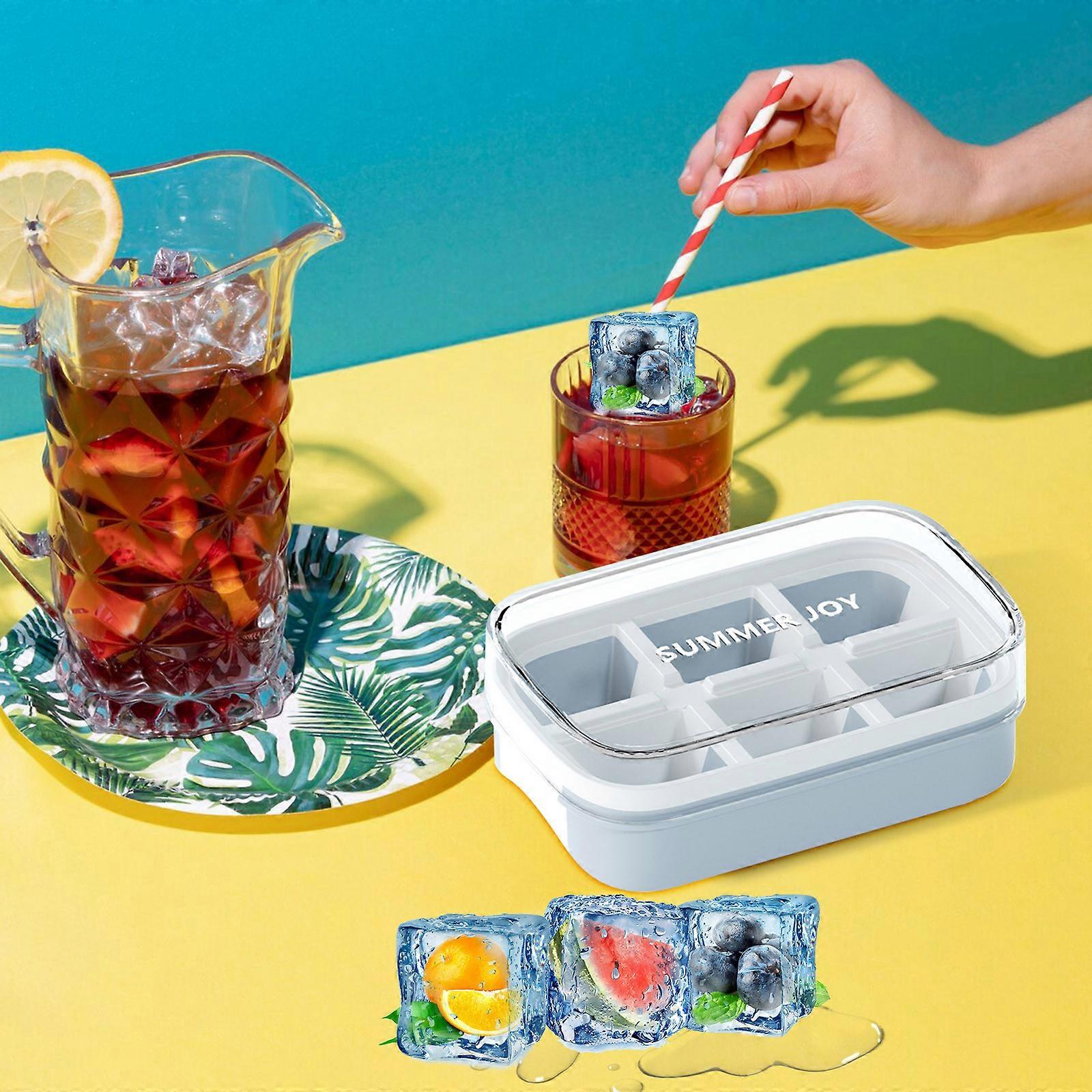 Ice Block Silicone Home Homemade Ice Ice Cream Refrigerator Ice Block Ice Box Ice Block Maker Food Grade FLYE1543