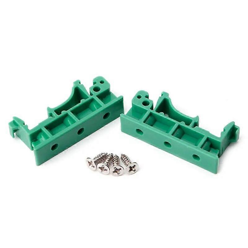 2pcs DIN 35mm Rail Adapter Circuit Board Mounting Bracket Mount Holder Multi Tools DRG-01 PCB Mount Holder