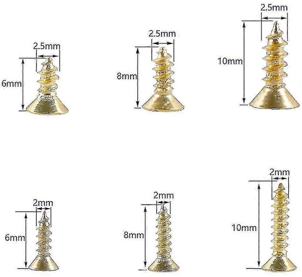 1200pcs Small Cross Flat Head Screw Self Tapping Screw Cabinet Door Hinge