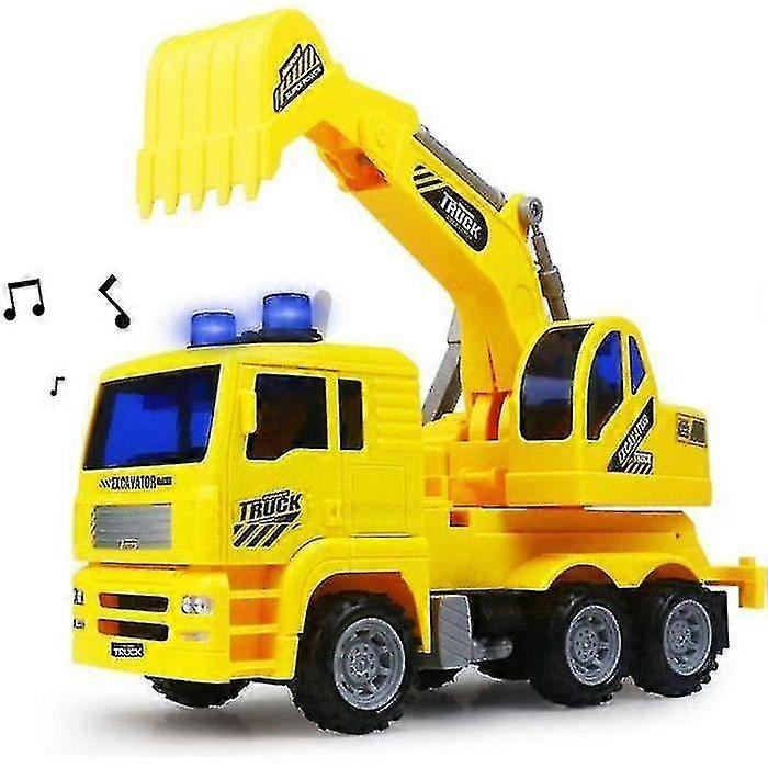 Kid's Excavator Backhoe Trucks Gift For Years Old Boy Girl