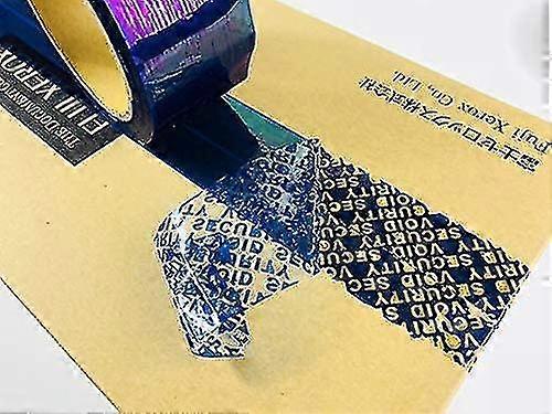 Tamperproof Security Tape, Sealing & Packaging Tape, Anti-counterfeiting Tape, Blue, 50mm50m, 1roll