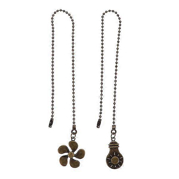 2 Pcs Light Switch Decorative Ceiling Fan Pulls Fan Light Ornament Lamp Pendant Fan Pulls Decorative Home Lamp Accessory