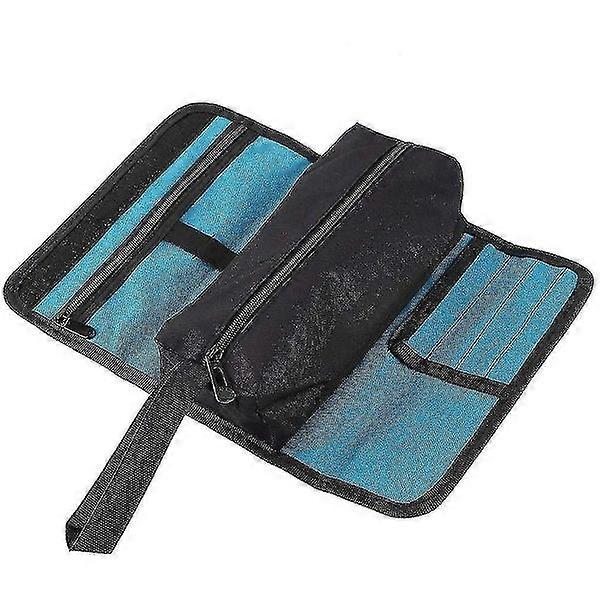 Tool Roll Bag Foldable Electricians Tool Storage Holder Convenient Oxford Tool P