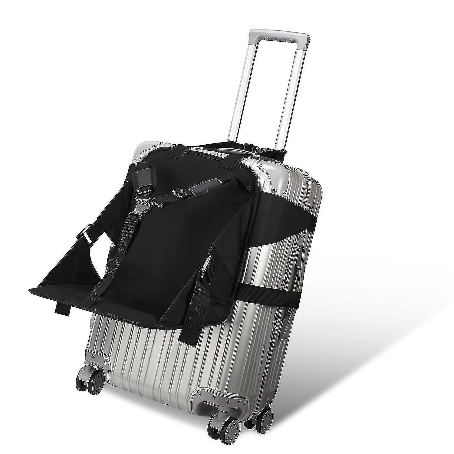 مقعد السفر ، حقيبة ركوب للأطفال ، حمل الأمتعة مع المقعد ، مقعد طفل للسفر قابل للطي ، حامل طفل صغير للأمتعة المحمولة