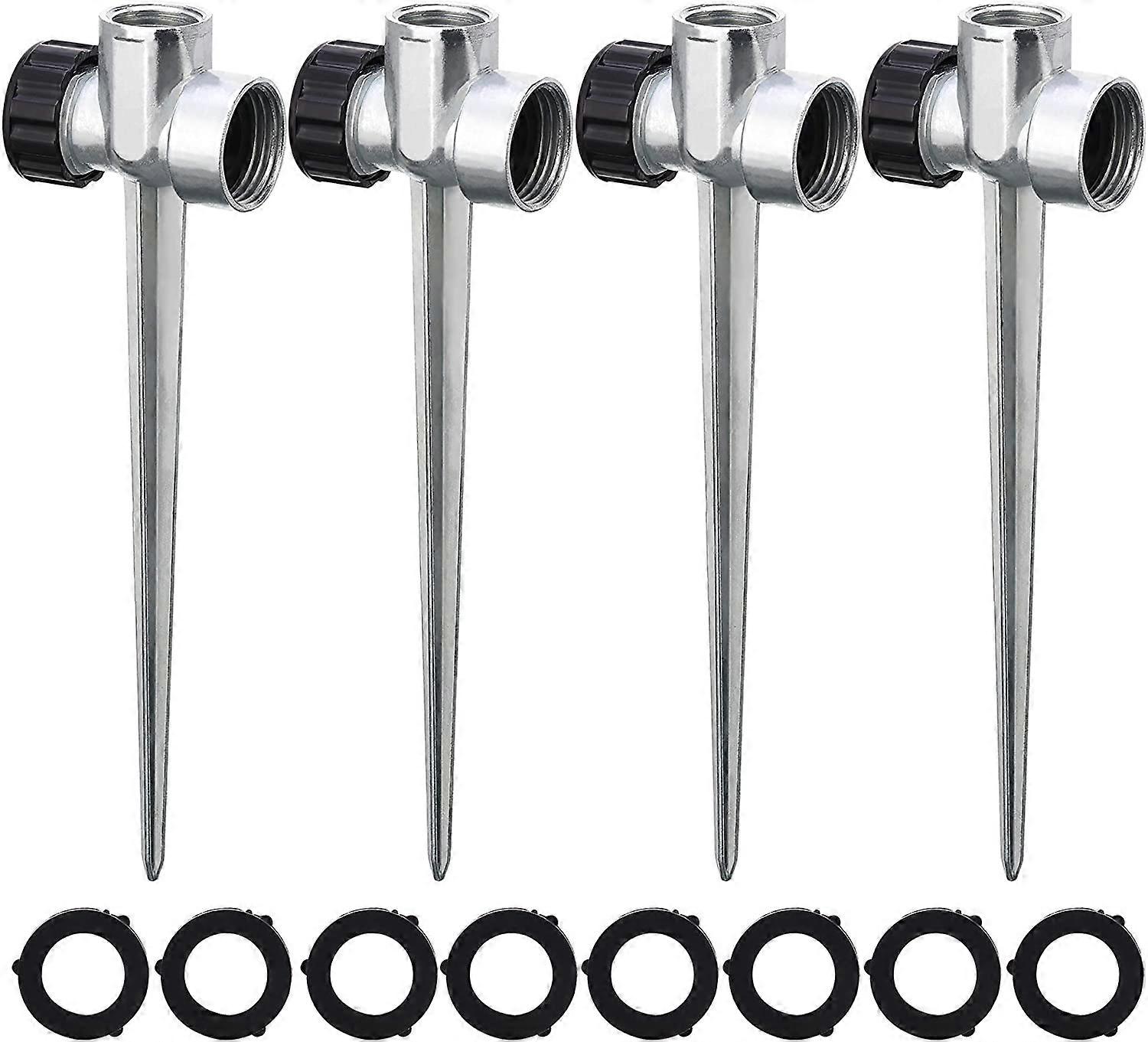 Tool Daily Basic Irrigation Stake, 1/2" Hose Thread, Zinc Flow Through Lawn, Watering Sprinklers