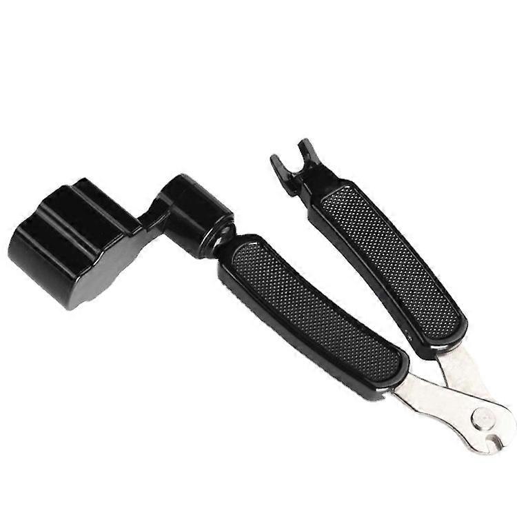 Guitar String Winders 3 in 1 Guitar Tool, Wire Cutter, String Cutter and Bridge Pin Puller, Guitar Crank, Multifunctional Guitar Repair Tool