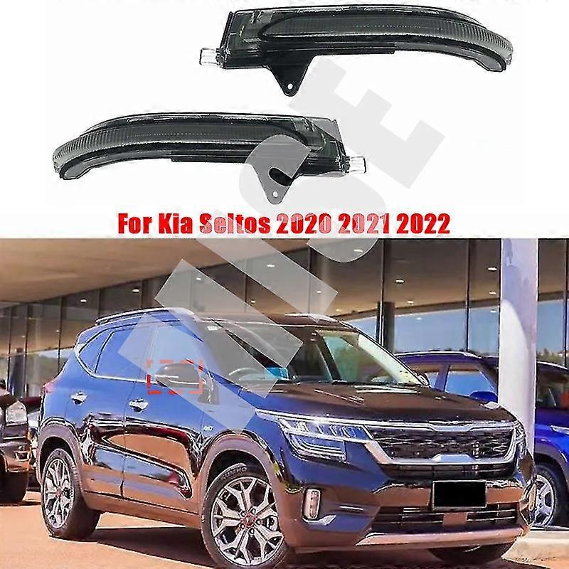 Fantastic Left Right Car LED Side Rearview Mirror Signal light Auto Rear view mirror turn light stop light For Kia Seltos 2020 2021 2022