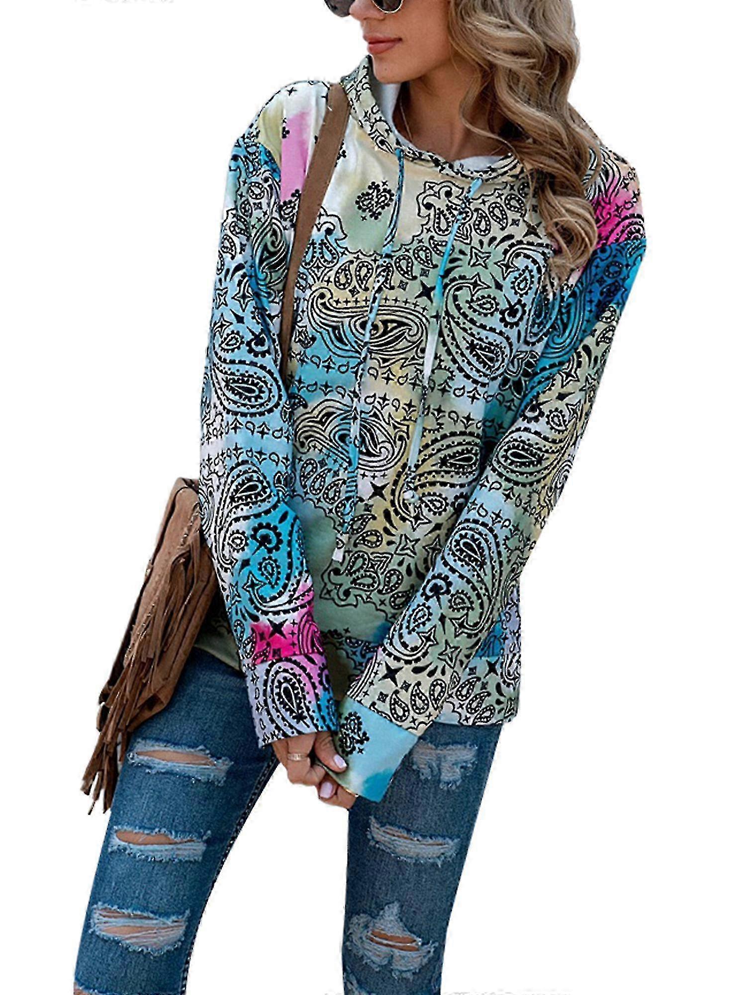 Women Long Sleeve Pullover Sweatshirt