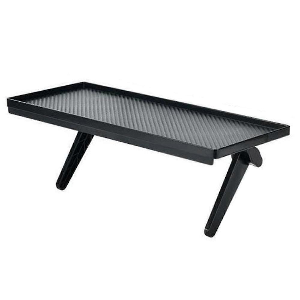 TV Top Shelf for Cable Box, Computer Monitor Screen Caddy Top Shelf Mount Office Desk Storage Organizer Rack Universal