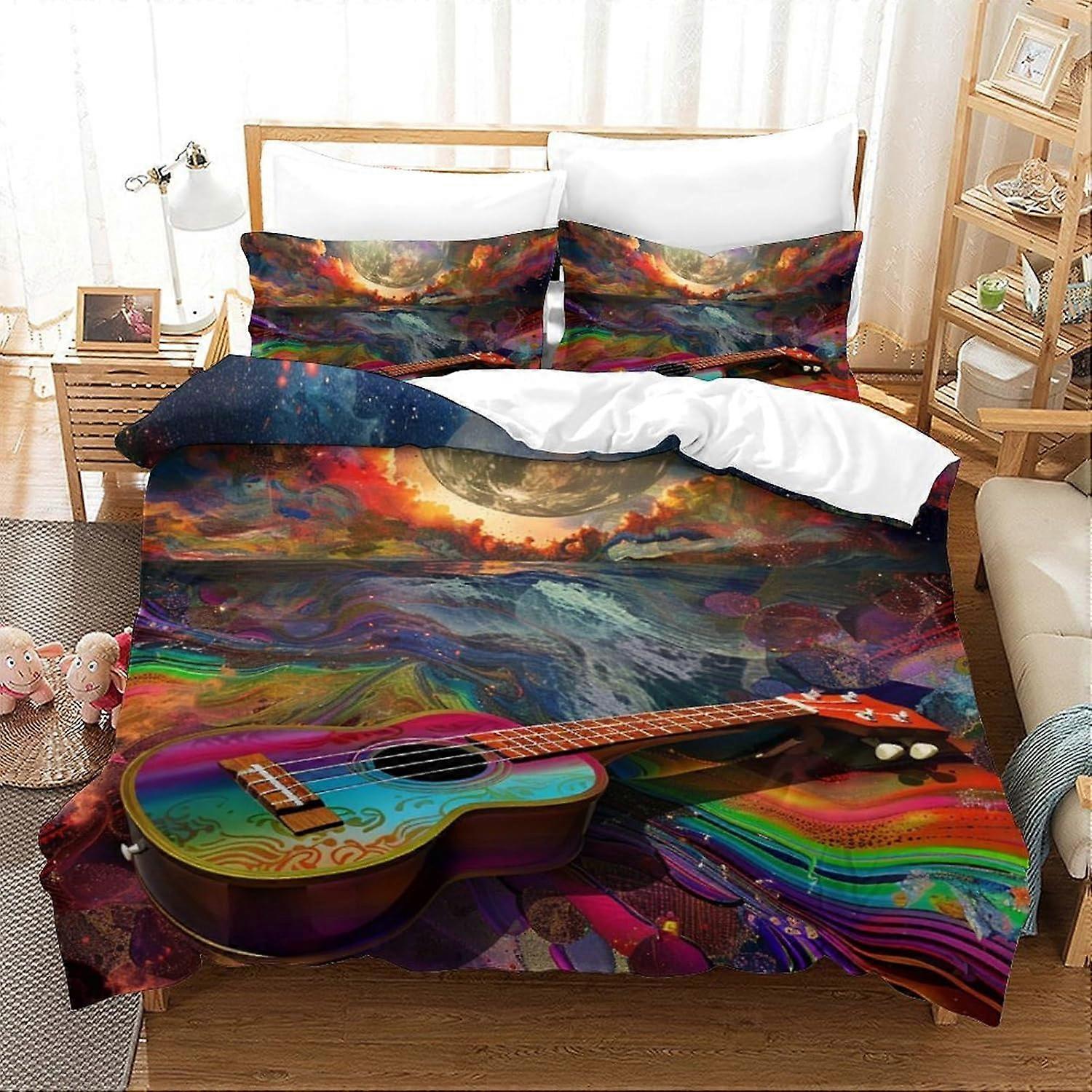 Spider Man Bedding Set fashion cartoon Duvet Cover Set For Boys Youth Teens 3D Printed 2 Pcs set Quilt Cover Kids Girls Bedroom Decor (135*200 CM)