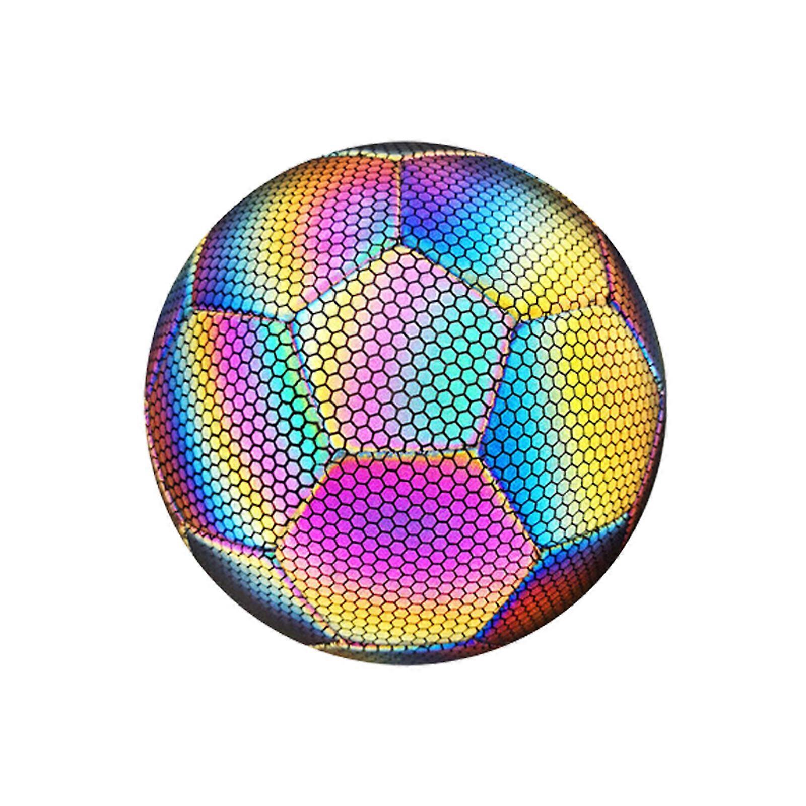 New Upgraded Soccer Ball Size 4 & Size 5, Glow in The Dark Soccer Ball, Luminous Soccer Ball for Night Games and Training, Glowing Reflective Soccer B