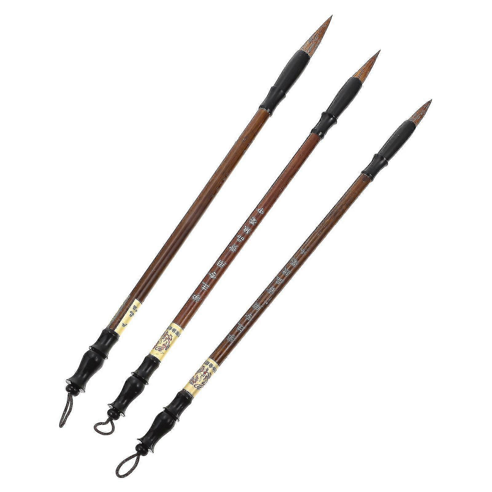 3kpl maalaussivellin kiinalainen kirjoitussivellin kiinalainen maalaus kalligrafia sivellin kynät