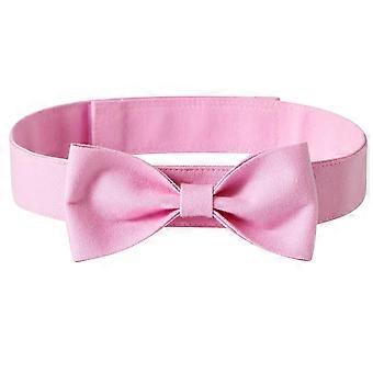 Dog Neck Tie Solid Color Adjustable Head Wear Pet Bow Collar Dog Accessories For Wedding Party