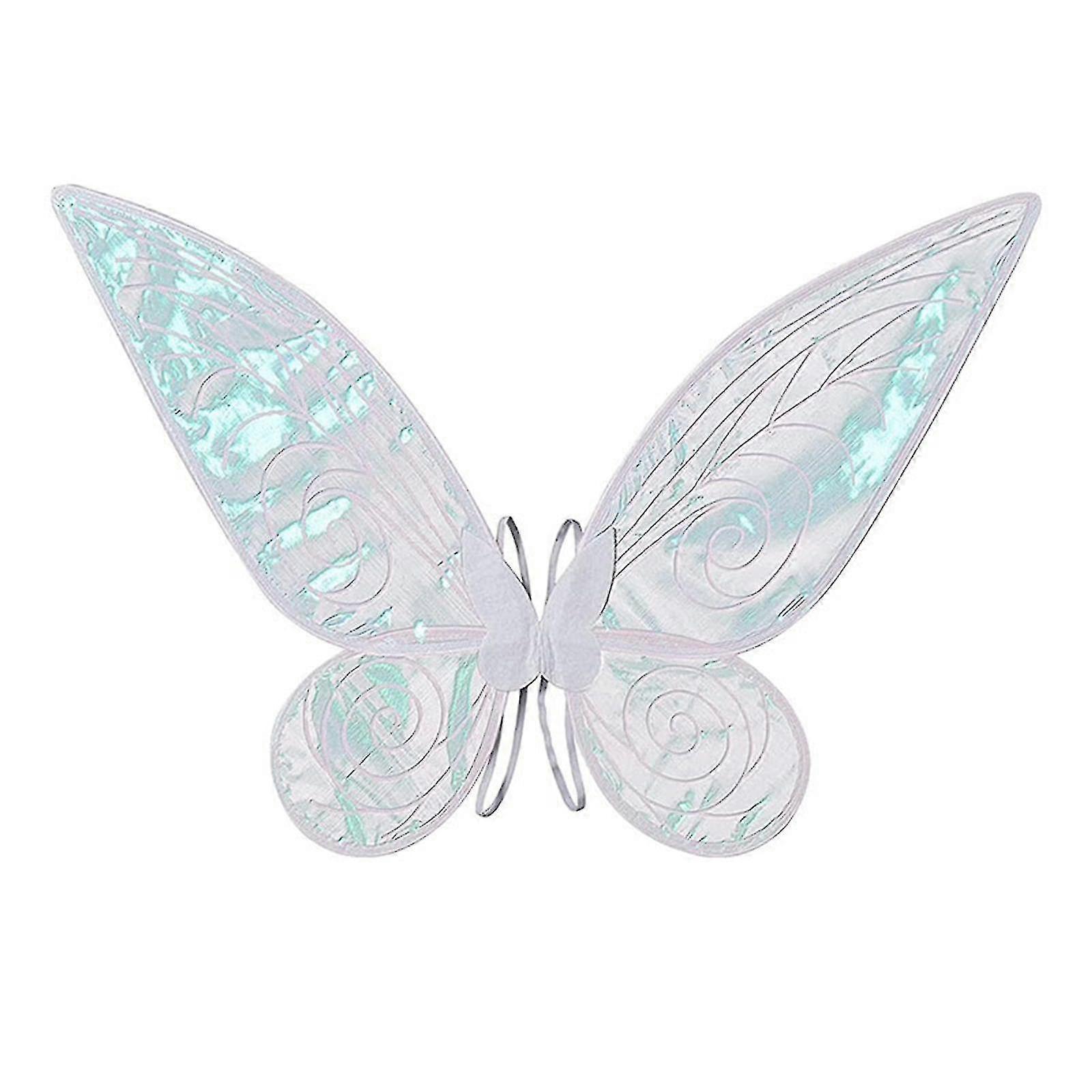 ベストセラー-大人のための妖精の翼は、輝く薄手の翼ハロウィーンの妖精の衣装の天使の翼子供のための女の子の女性