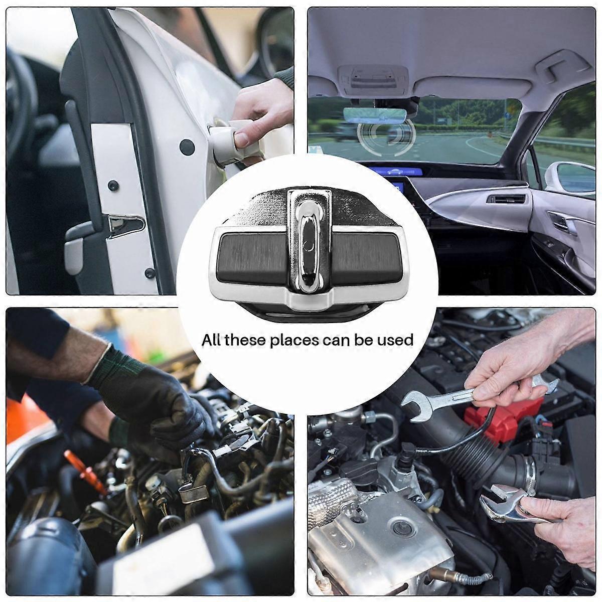 1 Sets Door Stabilizer Door Lock Protector Latches Stopper Covers for Land Cruiser Alphard Vellfire