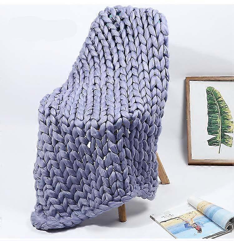 8 Cm Lar Chunky Knitted Thick , Yarn Woolen Throw Sofa