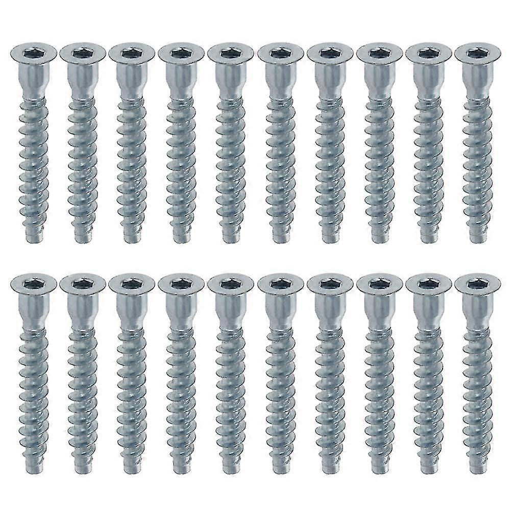 100pc Hex Socket Screws Bolts M6.3*50 Nuts